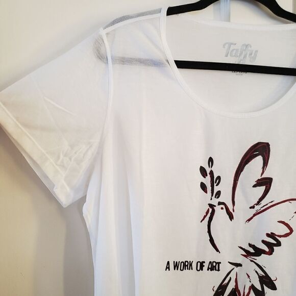 Taffy Fitness Graphic Yoga Pullover Top - Picture 6 of 7